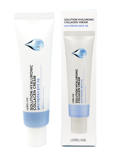 Lebelage Пептидный крем для лица с гиалуроновой кислотой и коллагеном Solution Hyaluronic Collagen Cream, 50 мл