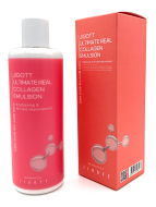 Jigott Эмульсия для лица с коллагеном антивозрастная Ultimate Real Collagen Emulsion, 300 мл