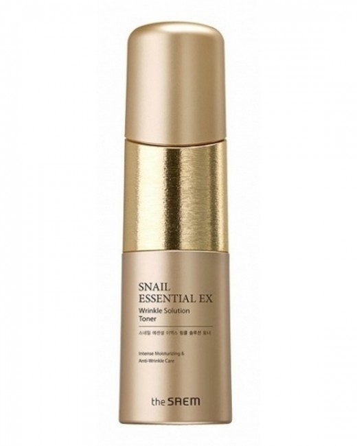The Saem Snail Essential EX Wrinkle Solution Toner Тонер с улиткой антивозрастной, 150 мл