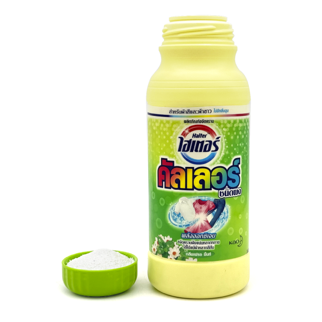 Kao Отбеливающий кислородный порошок - пудра аромат мяты Haiter Color Powder Fresh Mint Fragrance, 500 мл Kao Отбеливающий кислородный порошок - пудра аромат мяты Haiter Color Powder Fresh Mint Fragrance, 500 мл