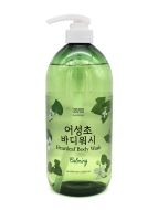 Tenzero Успокаивающий гель для душа с экстрактом хауттюйнии Calming Heartleaf Body Wash, 1000 мл