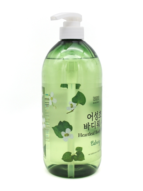 Tenzero Успокаивающий гель для душа с экстрактом хауттюйнии Calming Heartleaf Body Wash, 1000 мл Tenzero Успокаивающий гель для душа с экстрактом хауттюйнии Calming Heartleaf Body Wash, 1000 мл