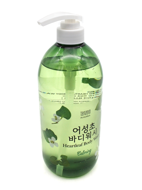 Tenzero Успокаивающий гель для душа с экстрактом хауттюйнии Calming Heartleaf Body Wash, 1000 мл Tenzero Успокаивающий гель для душа с экстрактом хауттюйнии Calming Heartleaf Body Wash, 1000 мл