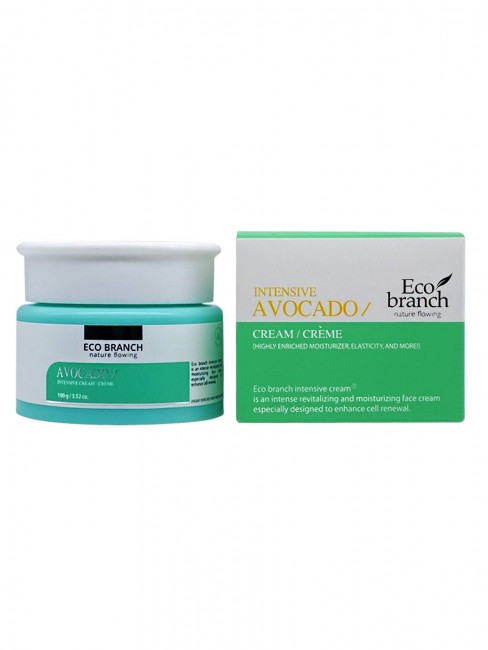 Eco Branch Интенсивный увлажняющий крем для лица с экстрактом Авокадо Intensive Avocado Cream, 100 мл