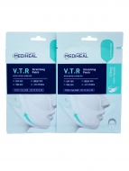 Mediheal Лифтинг-маска для подтяжки нижней части лица V.T.R Streching Patch, 2*20 мл