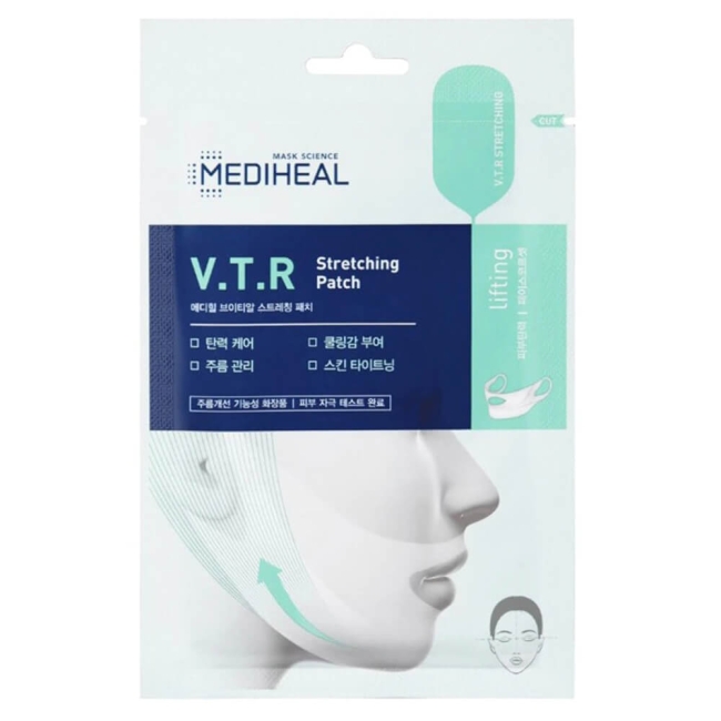Mediheal Лифтинг-маска для подтяжки нижней части лица V.T.R Streching Patch, 2*20 мл