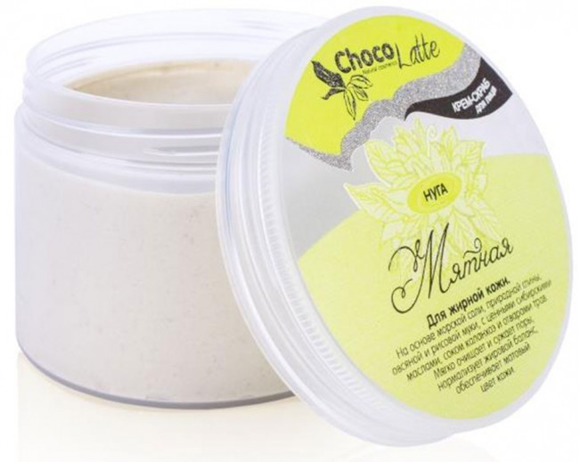 ChocoLatte Нуга Мятная крем-пилинг для умывания, 140 г