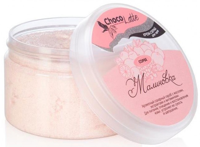 ChocoLatte Крем-скраб для тела Сорбе Малиновка, 280 г ChocoLatte Крем-скраб для тела Сорбе Малиновка, 280 г