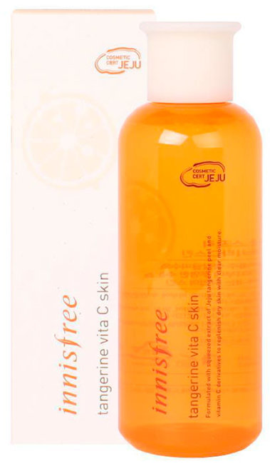 Innisfree Tangerine Vita C Skin Увлажняющий тонер с экстрактом мандарина, 200 мл Innisfree Tangerine Vita C Skin Увлажняющий тонер с экстрактом мандарина, 200 мл