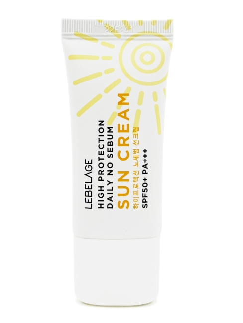 Lebelage Солнцезащитный крем с экстрактом алоэ High Protection Daily No Sebum Sun Cream SPF 50+/PA+++, 30 мл Lebelage Солнцезащитный крем с экстрактом алоэ High Protection Daily No Sebum Sun Cream SPF 50+/PA+++, 30 мл