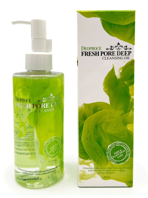 Deoproce Гидрофильное масло виноградное Fresh Pore Deep Cleansing Oil, 200 мл Deoproce Гидрофильное масло виноградное Fresh Pore Deep Cleansing Oil, 200 мл