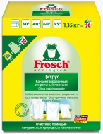 Frosch Концентрированный стиральный порошок с отбеливателем Цитрус, 1,35 кг