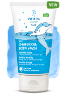 Weleda Детский шампунь-гель для волос и тела «Ваниль», 150 мл