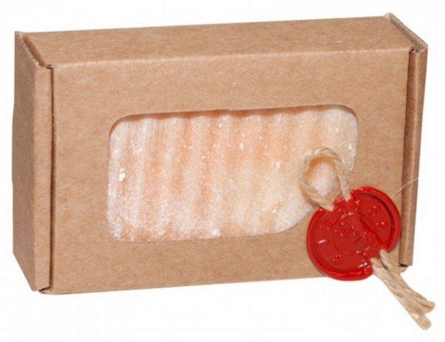 Jurassic Spa Мыло соляное Клубника, 100 г