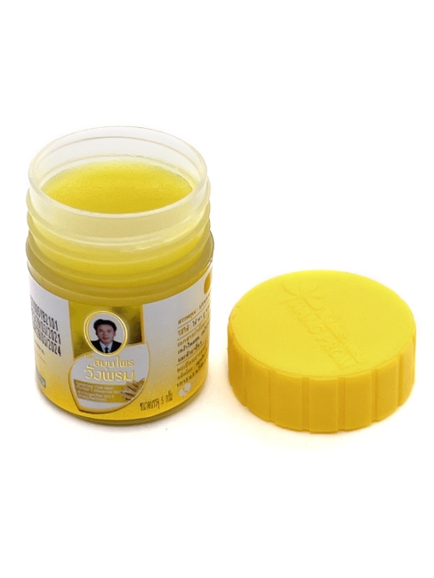 Wangprom Herb Желтый бальзам доктора Вангпрома с имбирем, 5 г Wangprom Herb Желтый бальзам доктора Вангпрома с имбирем, 5 г