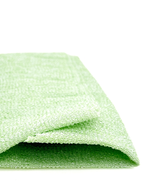 Sungbo Cleamy Мочалка для тела с плетением Сетка и текстурными нитями средней жесткости зеленая Bubble Shower Towel 28х100 см, 1 шт Sungbo Cleamy Мочалка для тела с плетением Сетка и текстурными нитями средней жесткости зеленая Bubble Shower Towel 28х100 см, 1 шт