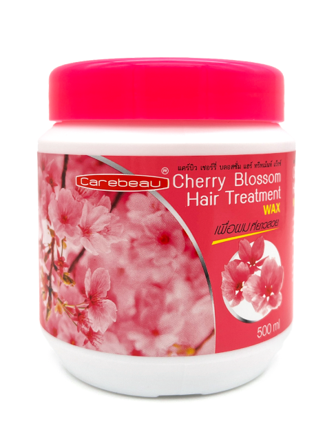 Carebeau Маска для восстановления сухих волос цветок вишни Cherry Blossom Hair Treatment Wax, 500 мл