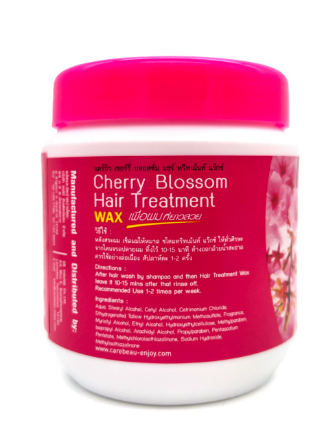 Carebeau Маска для восстановления сухих волос цветок вишни Cherry Blossom Hair Treatment Wax, 500 мл