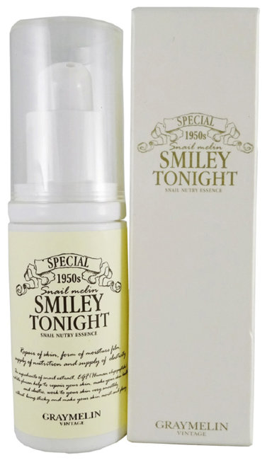 Graymelin Smiley Tonight Snail Nutry Essence Питательная эссенция с экстрактом слизи улитки, 45 г Graymelin Smiley Tonight Snail Nutry Essence Питательная эссенция с экстрактом слизи улитки, 45 г