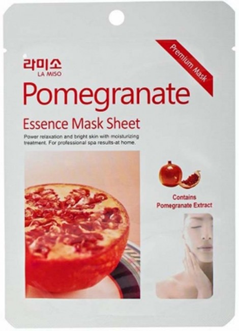 LA MISO Pomegranate Essence Mask Sheet Маска с экстрактом Граната, 21 г