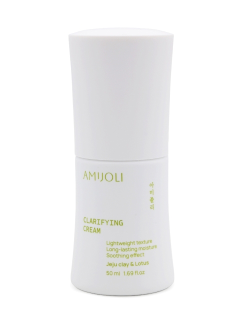 AMIJOLI Увлажняющий крем для проблемной кожи лица c глиной и лотосом Clarifying Cream JeJu Clay & Lotus, 50 мл AMIJOLI Увлажняющий крем для проблемной кожи лица c глиной и лотосом Clarifying Cream JeJu Clay & Lotus, 50 мл