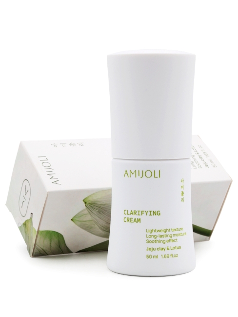 AMIJOLI Увлажняющий крем для проблемной кожи лица c глиной и лотосом Clarifying Cream JeJu Clay & Lotus, 50 мл AMIJOLI Увлажняющий крем для проблемной кожи лица c глиной и лотосом Clarifying Cream JeJu Clay & Lotus, 50 мл