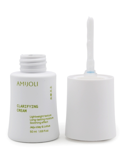 AMIJOLI Увлажняющий крем для проблемной кожи лица c глиной и лотосом Clarifying Cream JeJu Clay & Lotus, 50 мл AMIJOLI Увлажняющий крем для проблемной кожи лица c глиной и лотосом Clarifying Cream JeJu Clay & Lotus, 50 мл
