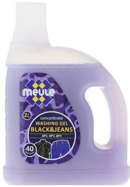Meule Gel Black & Jeans Концентрированный гель для стирки из джинсовых и черных тканей на 40 стирок, 2 л Meule Gel Black & Jeans Концентрированный гель для стирки из джинсовых и черных тканей на 40 стирок, 2 л