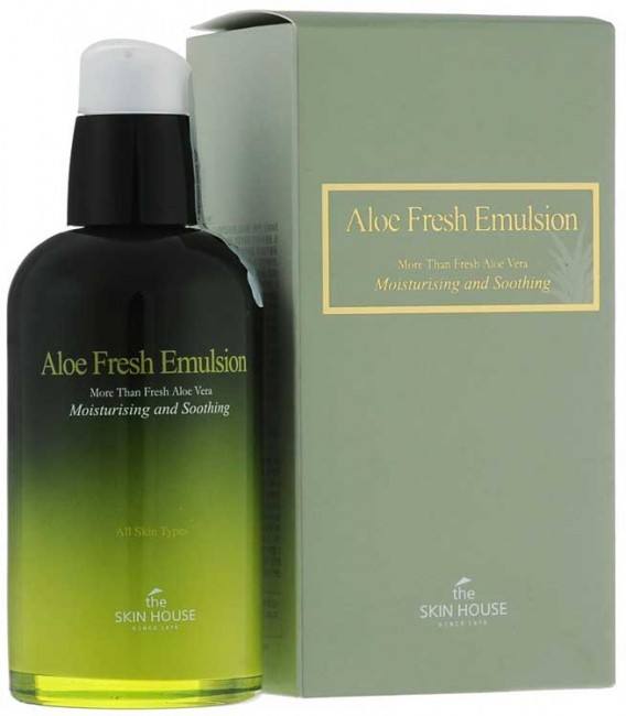 The Skin House Aloe Fresh Emulsion Увлажняющая эмульсия с экстрактом алоэ, 130 мл