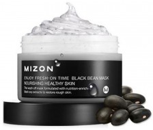 MIZON Enjoy Fresh On-Time Black Bean Mask Антивозрастная маска с черными соевыми бобами, 100 мл