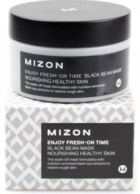 MIZON Enjoy Fresh On-Time Black Bean Mask Антивозрастная маска с черными соевыми бобами, 100 мл MIZON Enjoy Fresh On-Time Black Bean Mask Антивозрастная маска с черными соевыми бобами, 100 мл