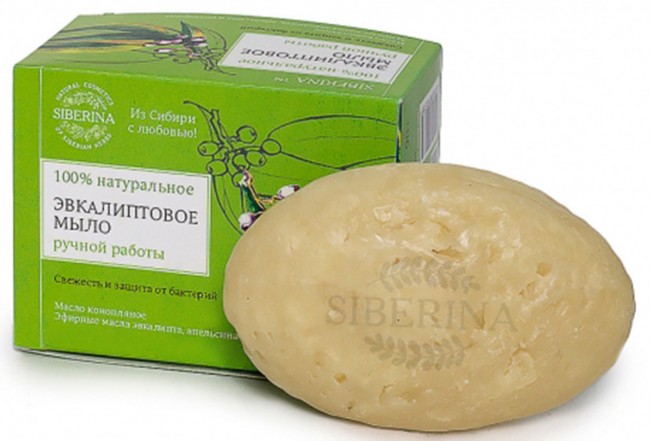 Siberina Натуральное мыло Эвкалиптовое, 90 г