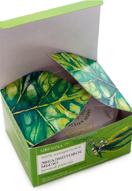 Siberina Натуральное мыло Эвкалиптовое, 90 г