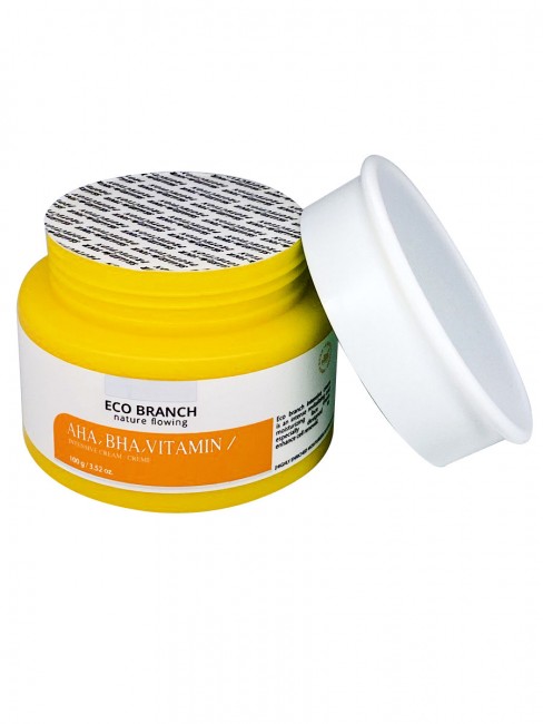 Eco Branch Интенсивный увлажняющий крем с кислотами, витаминами AHA, BHA, Vitamin Intensive Cream, 100 мл Eco Branch Интенсивный увлажняющий крем с кислотами, витаминами AHA, BHA, Vitamin Intensive Cream, 100 мл
