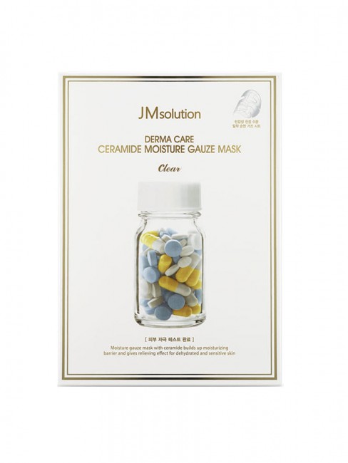 JMsolution Комплект увлажняющих масок с керамидами Derma Care Ceramide Moisture Gauze Mask, 5*25 мл