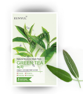 EUNYUL Natural Moisture Mask Pack Green Tea Тканевая маска для лица с экстрактом зеленого чая, 25 мл EUNYUL Natural Moisture Mask Pack Green Tea Тканевая маска для лица с экстрактом зеленого чая, 25 мл