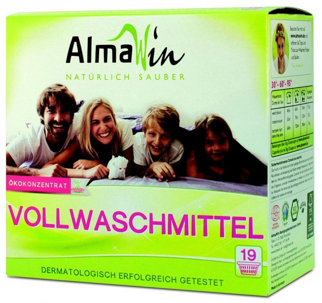AlmaWin Vollwaschmittel Стиральный порошок универсальный БИО, 1,08 кг