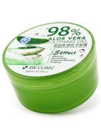3W CLINIC Универсальный увлажняющий гель с алоэ вера 98% Aloe Vera Soothing Gel, 300 мл
