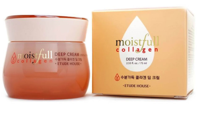 ETUDE HOUSE Collagen Moistfull Super Collagen Deep Cream Крем для лица увлажняющий с коллагеном, 75 мл ETUDE HOUSE Collagen Moistfull Super Collagen Deep Cream Крем для лица увлажняющий с коллагеном, 75 мл