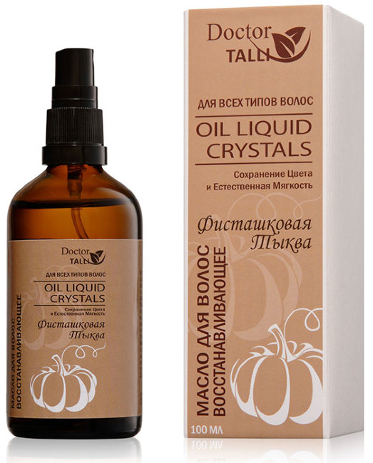 Doctor TALLI Oil Liquid Crystals Масло для волос восстанавливающее "Фисташковая Тыква", 100 мл