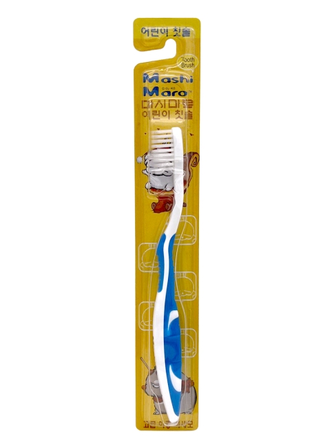 EQ MaxOn Зубная щетка для детей от 5 лет со сверхтонкими щетинками двойной высоты и анатомической ручкой (мягкая) голубая MashiMaro Kids Blue, 1 шт EQ MaxOn Зубная щетка для детей от 5 лет со сверхтонкими щетинками двойной высоты и анатомической ручкой (мягкая) голубая MashiMaro Kids Blue, 1 шт