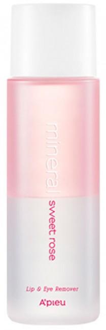 A'PIEU Lip & Eye Wash Remover Sweet Rose Двухфазное средство для снятия макияжа с губ и глаз с розовой водой, 100 мл A'PIEU Lip & Eye Wash Remover Sweet Rose Двухфазное средство для снятия макияжа с губ и глаз с розовой водой, 100 мл