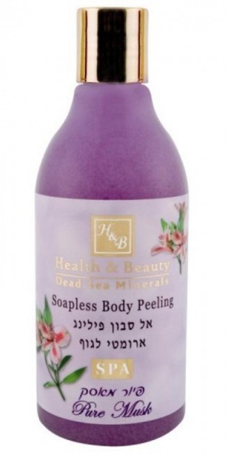 Health and Beauty Пилинг для тела не содержащий мыла с витамином Е - Мускус, 300 мл Health and Beauty Пилинг для тела не содержащий мыла с витамином Е - Мускус, 300 мл