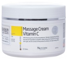 Skindom Массажный крем для лица с витамином С Massage Cream Vitamin C, 250 мл