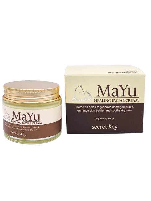 Secret Key Крем для лица с лошадиным жиром MaYu Healing Facial Cream, 70 г Secret Key Крем для лица с лошадиным жиром MaYu Healing Facial Cream, 70 г