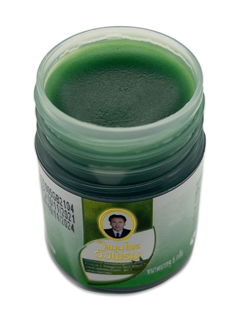 Wangprom Herb Зелёный бальзам доктора Вангпрома c экстрактом барлерии и клинакантусом, 5 г