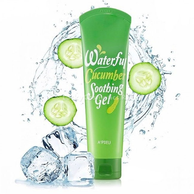 A'PIEU Waterful Cucumber Soothing Gel Увлажняющий гель для лица с огуречным экстрактом, 145 мл