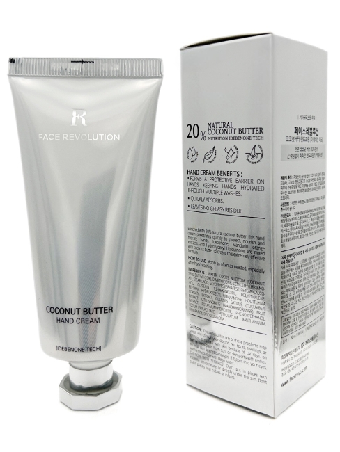 Face Revolution Крем для рук на основе кокосового масла Hand Cream Coconut Butter, 50 мл