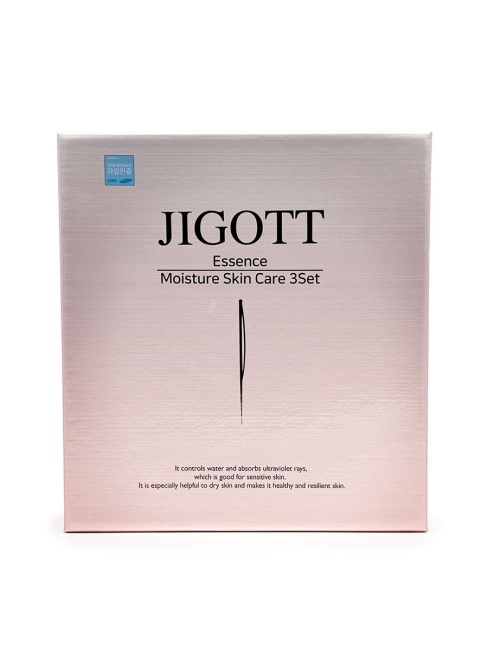 Jigott Набор для ухода за кожей лица интенсивно увлажняющий Essence Moisture Skin Care 3Set
