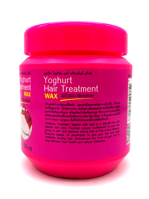 Carebeau Маска для восстановления сухих волос с воском и йогуртом Yogurt Hair Treatment Wax, 500 мл Carebeau Маска для восстановления сухих волос с воском и йогуртом Yogurt Hair Treatment Wax, 500 мл